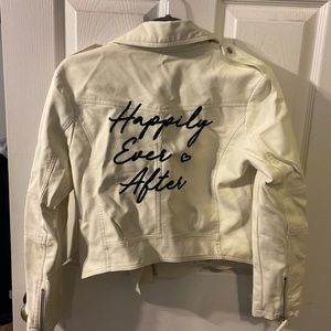Happily ever after leather jacket